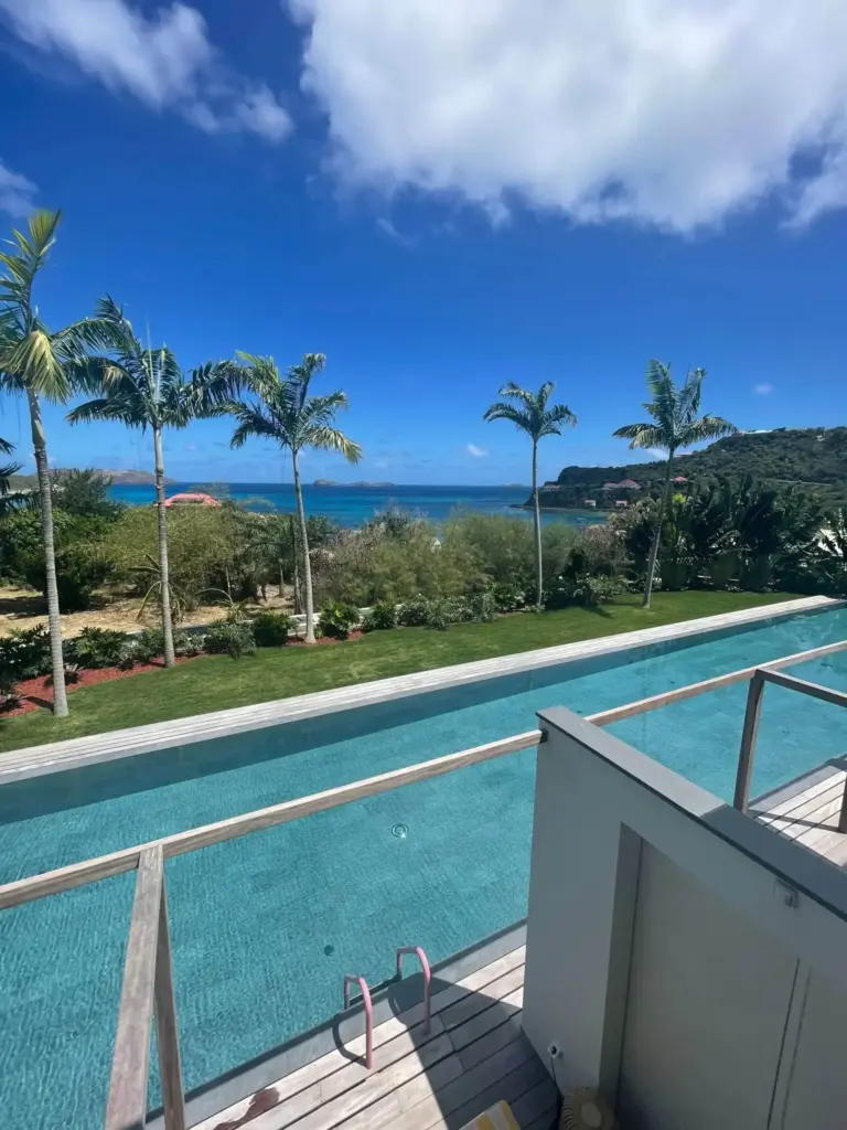 St. Barths Pool and Beach View